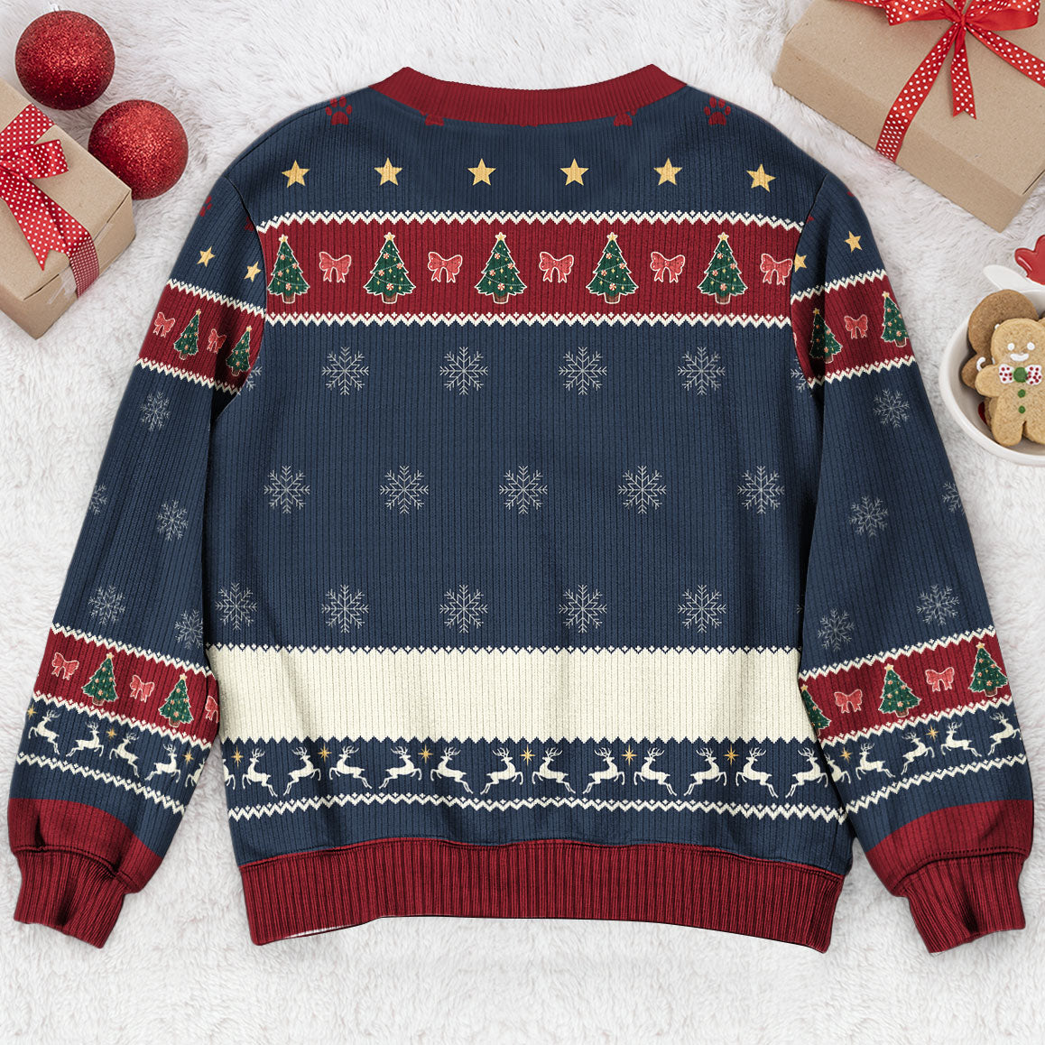 A Man And His Dog - Christmas Version - Personalized Ugly Sweater