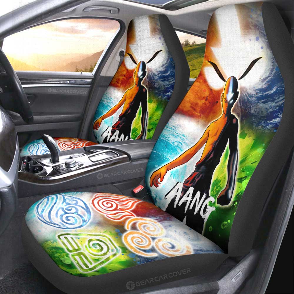 Aang Car Seat Covers Custom Avatar The Last Airbender Anime