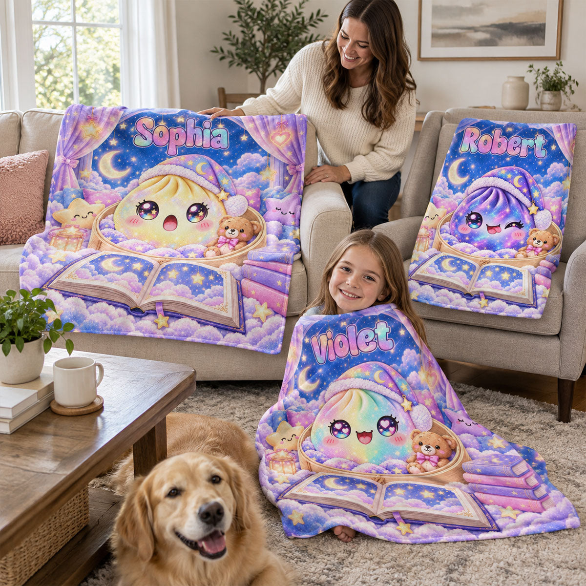 My Jolly Dumpling Personalized Fleece Blanket