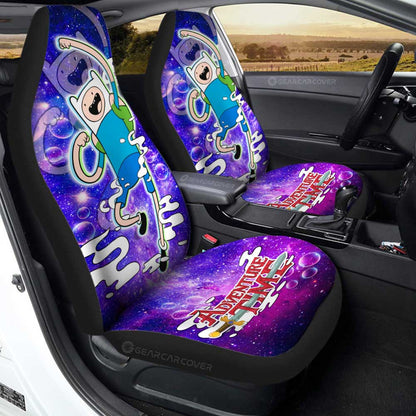 Adventure Time Finn Galaxy Car Seat Covers Custom