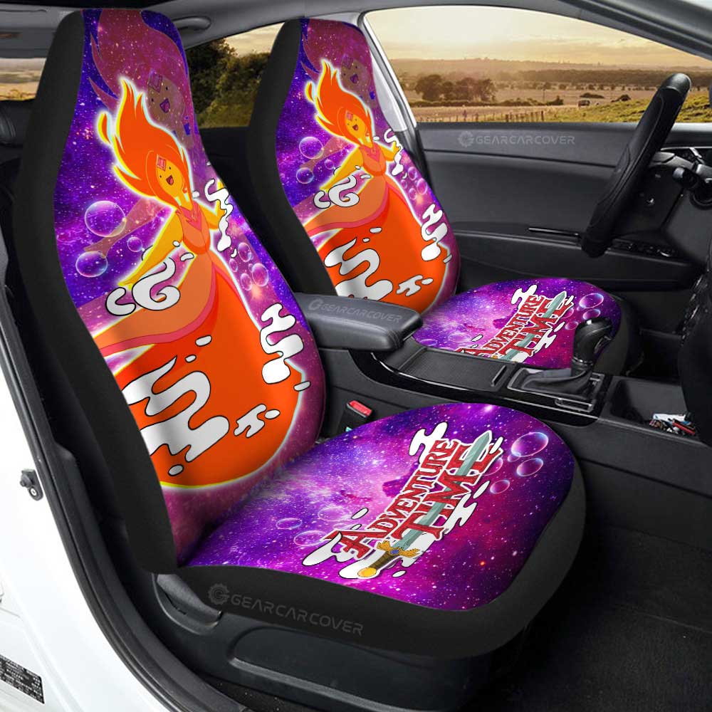Adventure Time Fire Princess Galaxy Car Seat Covers Custom