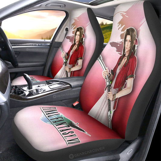 Aerith Gainsborough Car Seat Covers Custom Car Accessories