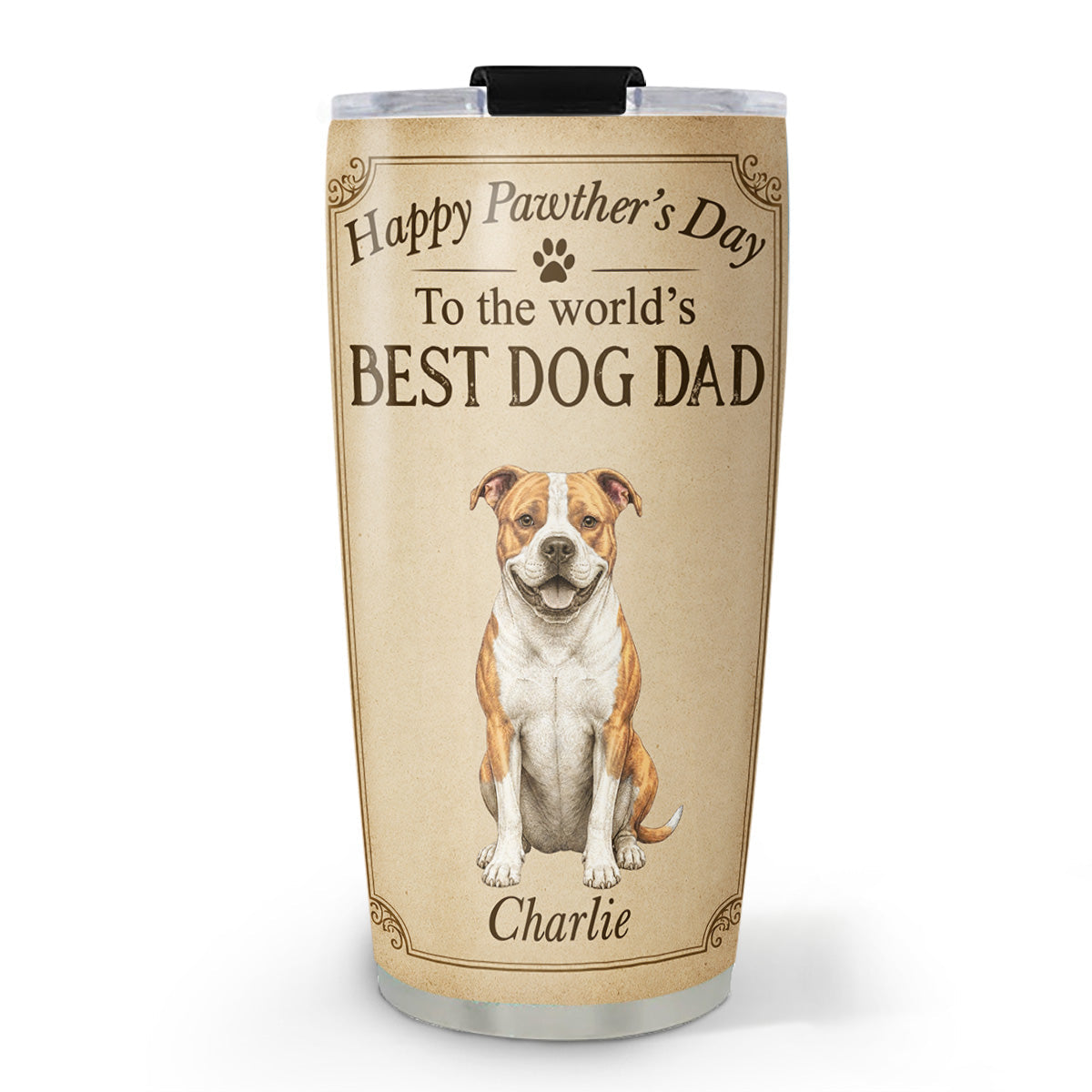 Woof You Till The End - Personalized Tumbler - Christmas Gift For Dog Lovers