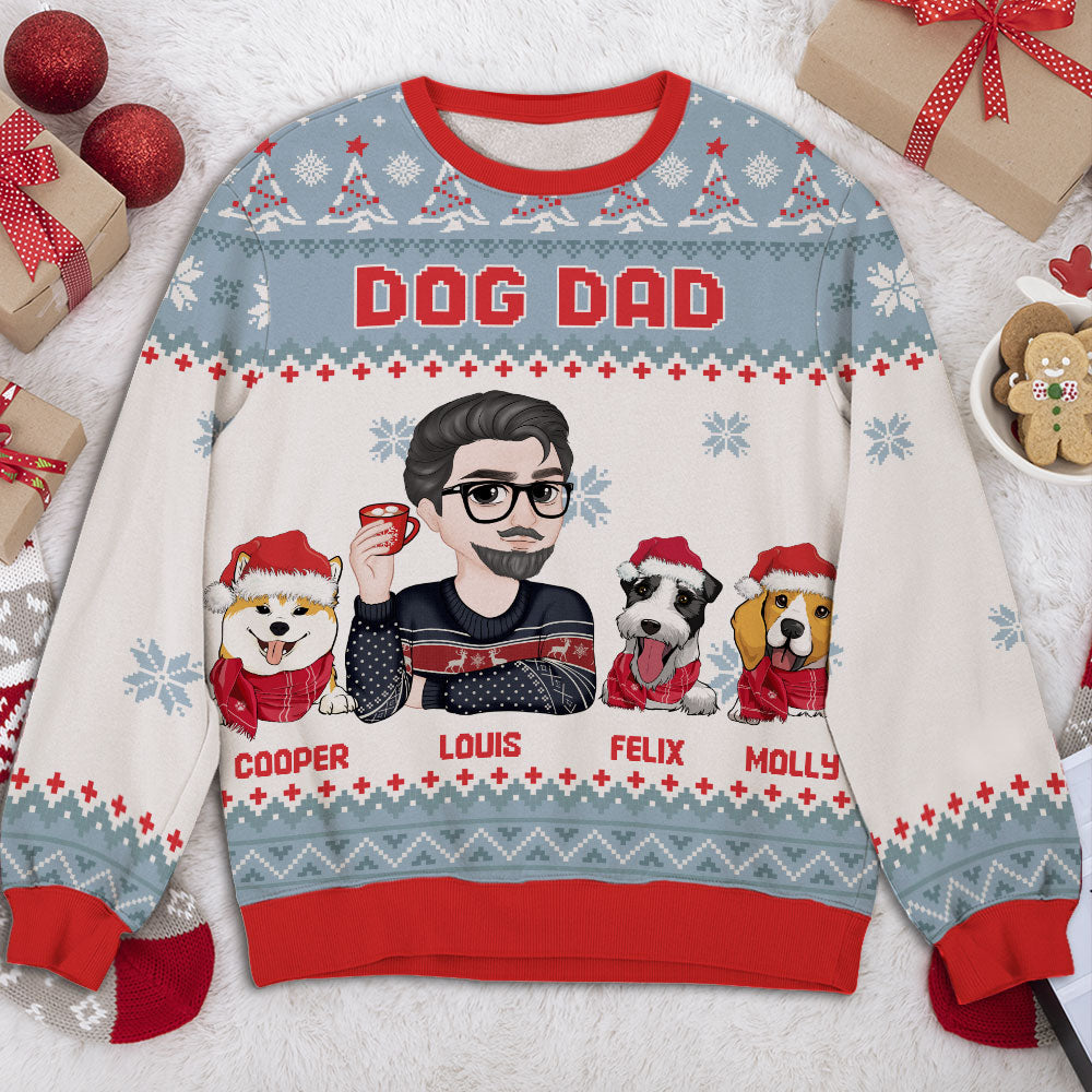 Winter Mom Dad - Personalized All-Over-Print Sweatshirt