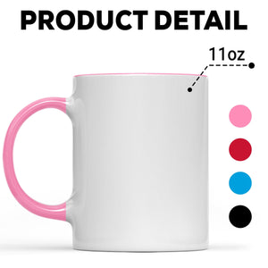 Our Bond Grows With Time - Personalized Accent Mug - Colors
