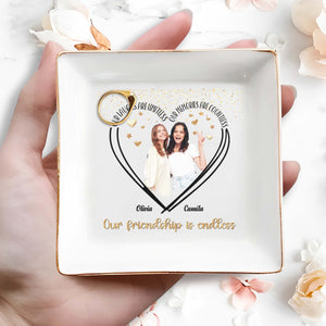 Our Laughs Are Limitless Our Memories Are Countless - Personalized Custom Jewelry Dish - BST032_SCRD