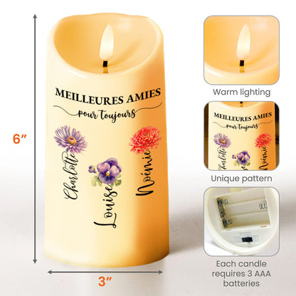 Light Up The Memories With Everlasting Warmth LED Candle - Personalized Custom LED Candle - BST066_LECA
