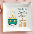 This Little Light Of Mine Let It Shine Animated Dumpster - Personalized Custom Jewelry Dish - BST095_SCRD