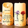 We've Been Friends For So Long Friendship Quote With Flowers - Personalized Custom LED Candle - BST102_LECA