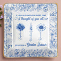 If I Had A Flower For Every Time, Flowers Garden Forever - Personalized Custom Jewelry Dish, Ceramic Dish, Square Shape - BST231_SCRF