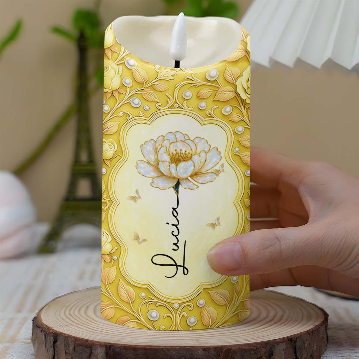 To My Bestie, Thank You For Being My Unbiological Sister - Personalized Custom LED Candle - BST419_LECA