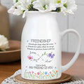 Friendship Friends Give Hope When Life Is Low - Personalized Ceramic Flower Vase
