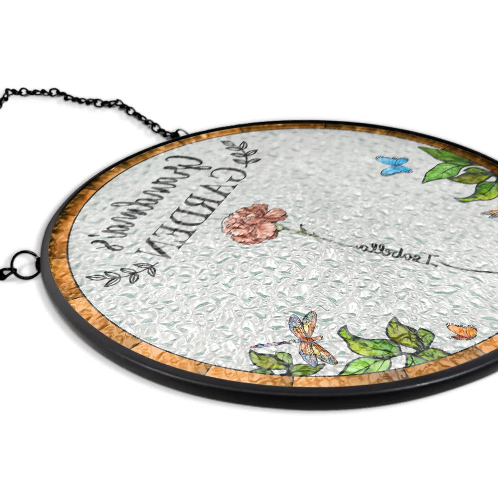 Suncatcher displayed with natural light