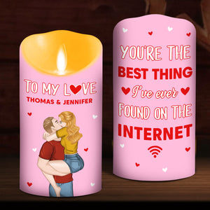 The Best Thing On The Internet - Personalized LED Candle
