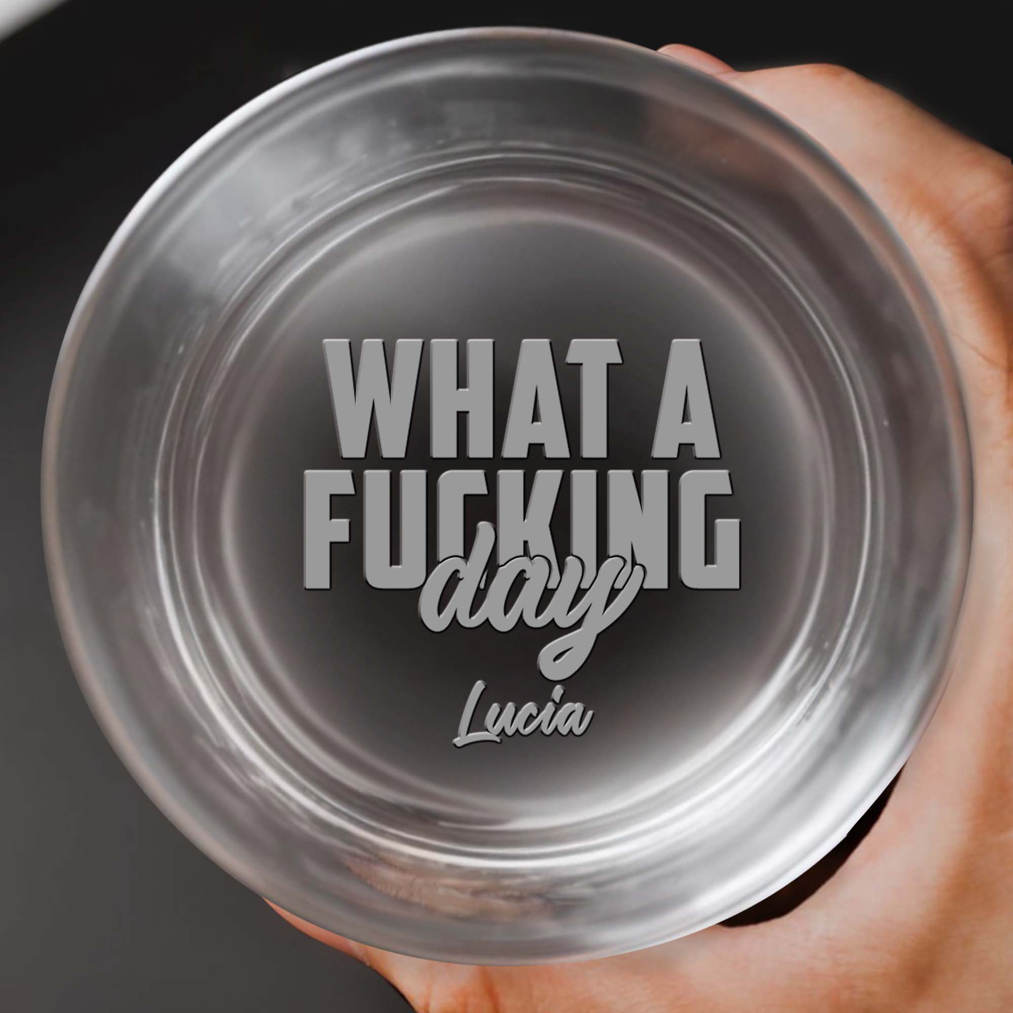 What A Day For Relaxing With Your Favorite Drink - Personalized Engraved Whiskey Glass - COL031_EWG