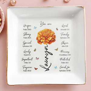 You Are Unique Strong Special Custom Jewelry Dish - Personalized Custom Jewelry Dish - CPL003_SCRD
