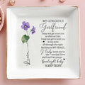 My Gorgeous Girlfriend, Deep In My Heart, I Can't Let You Go - Personalized Custom Jewelry Dish - CPL011_SCRD
