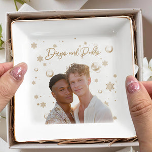 Forever And Always Custom Jewelry Dish - Personalized Custom Jewelry Dish - CPL032_SCRD