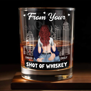 From Your Shot Of Whiskey, The Only One I Want To Annoy - Personalized Custom Whiskey Glass - CPL1155_RWG