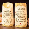 I Met You I Liked You I Love You I'm Keeping You - Personalized Custom LED Candle - CPL1233_LECA