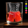 Customize With Your Own Message And Choose The Desired Name - Personalized Custom Whiskey Glass - CPL1273_RWG