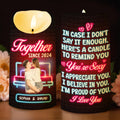 Love And Appreciation Neon Sign LED Candle - Personalized Custom LED Candle - CPL204_LECA