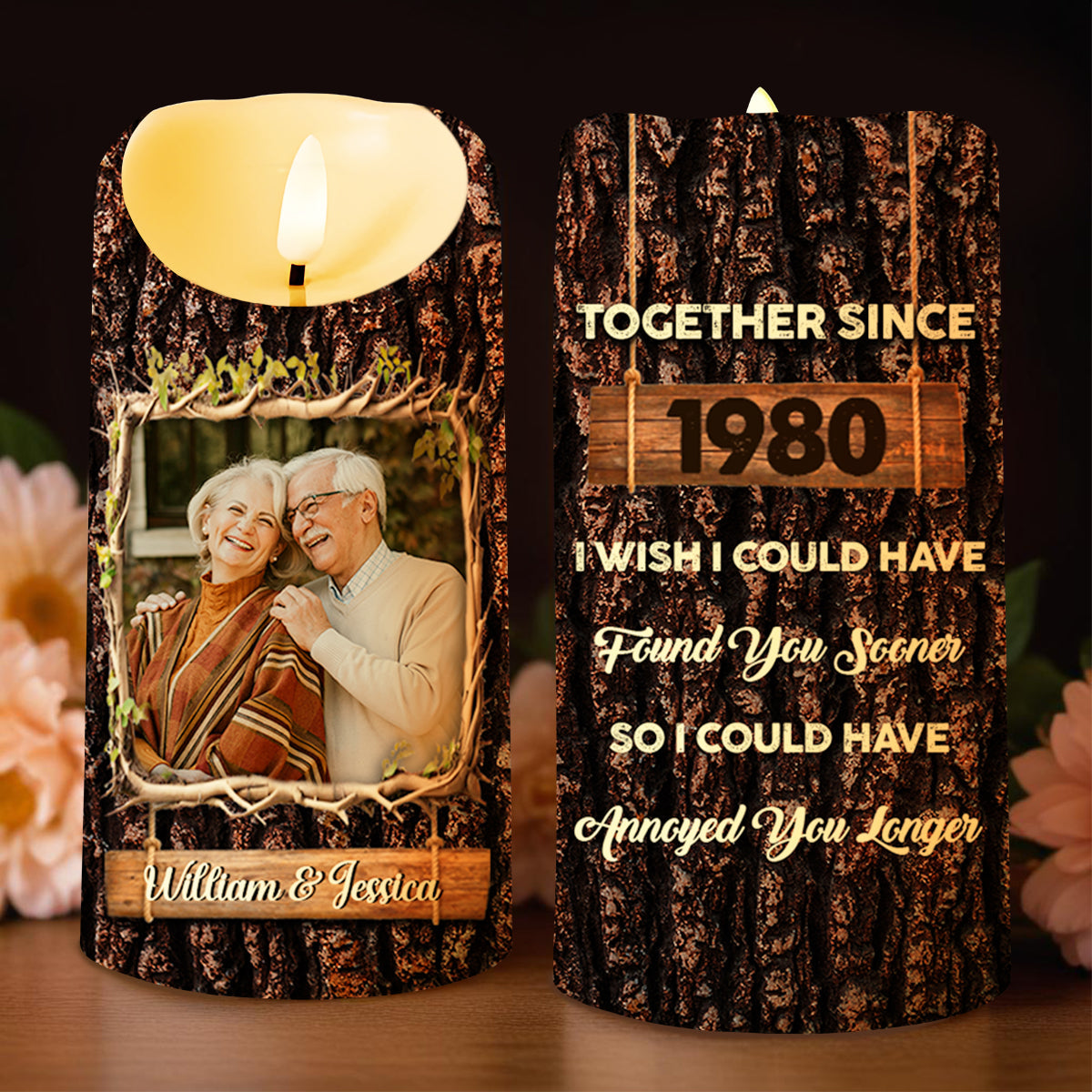 Wishing I Found You Sooner - Personalized Custom LED Candle - CPL224_LECA