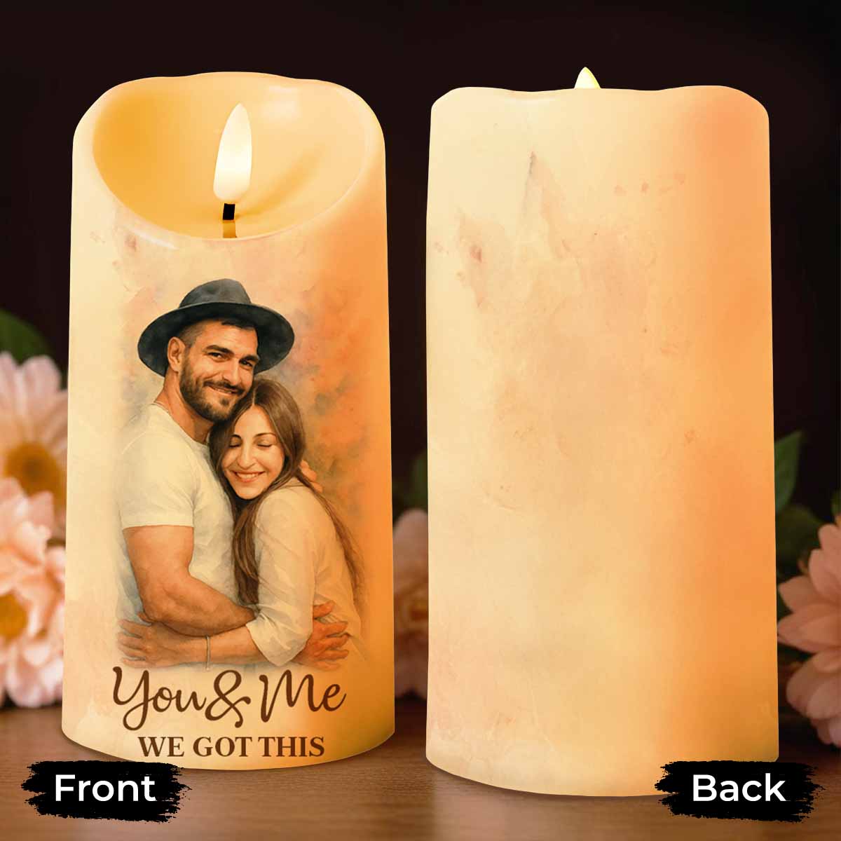You & Me We Got This For Loving Couples - Personalized Custom LED Candle - CPL620_LECA