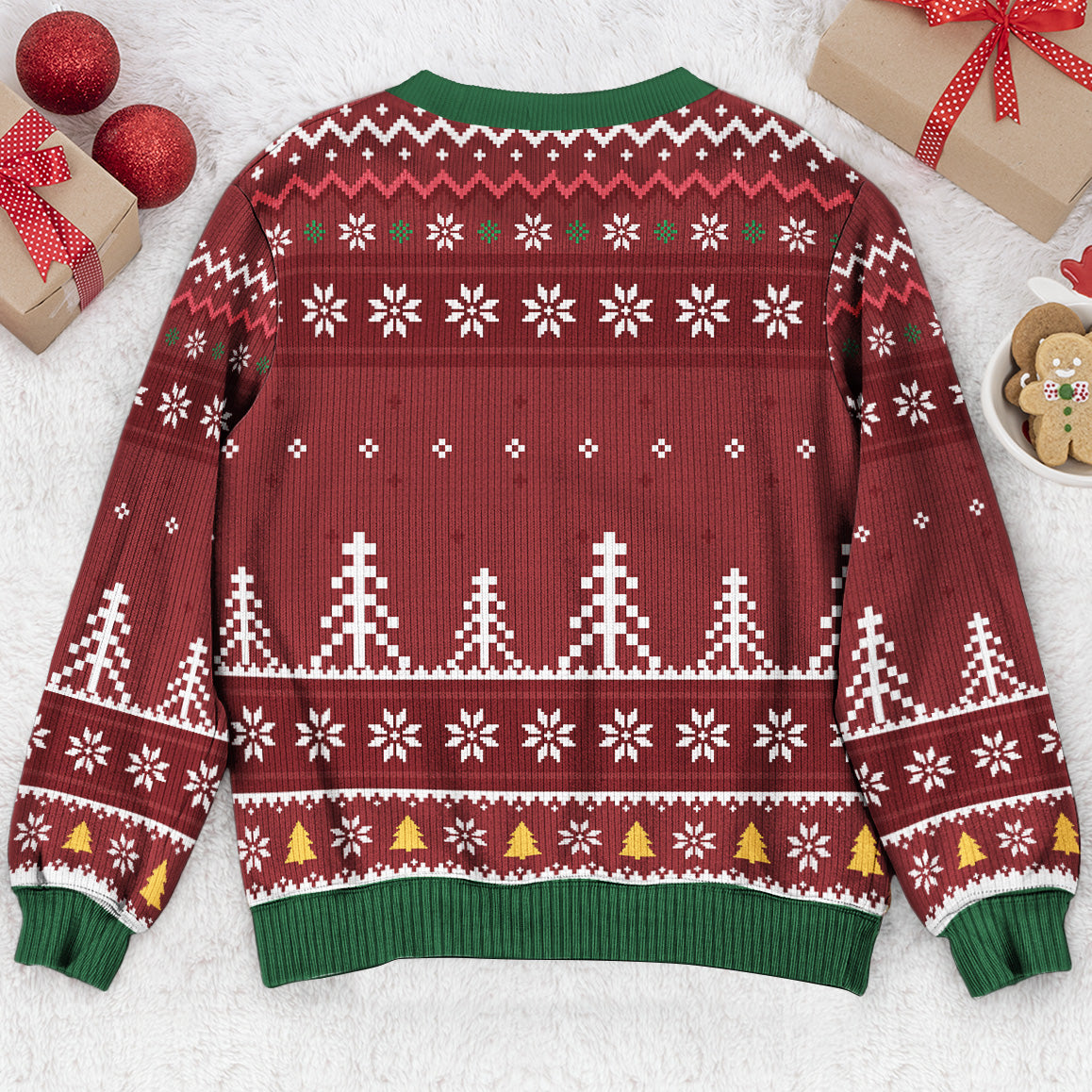 Christmas God Says I Am Name Letter In Bible Personalized Ugly Sweater 4
