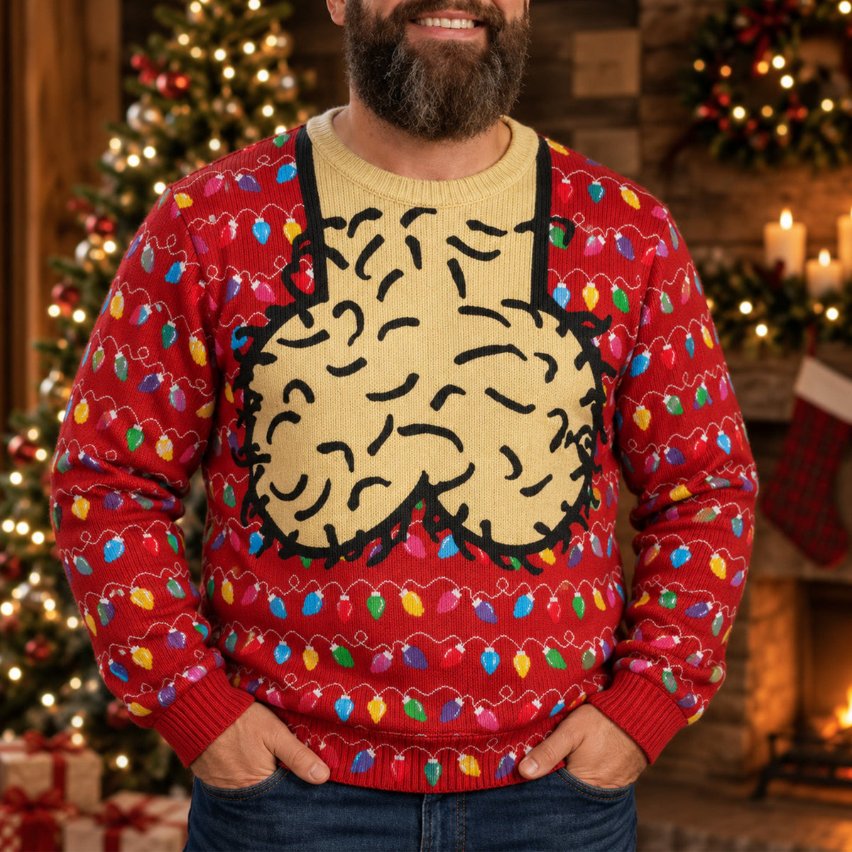 Cockmas Funny Christmas Ugly Sweater - Personalized Sweater
