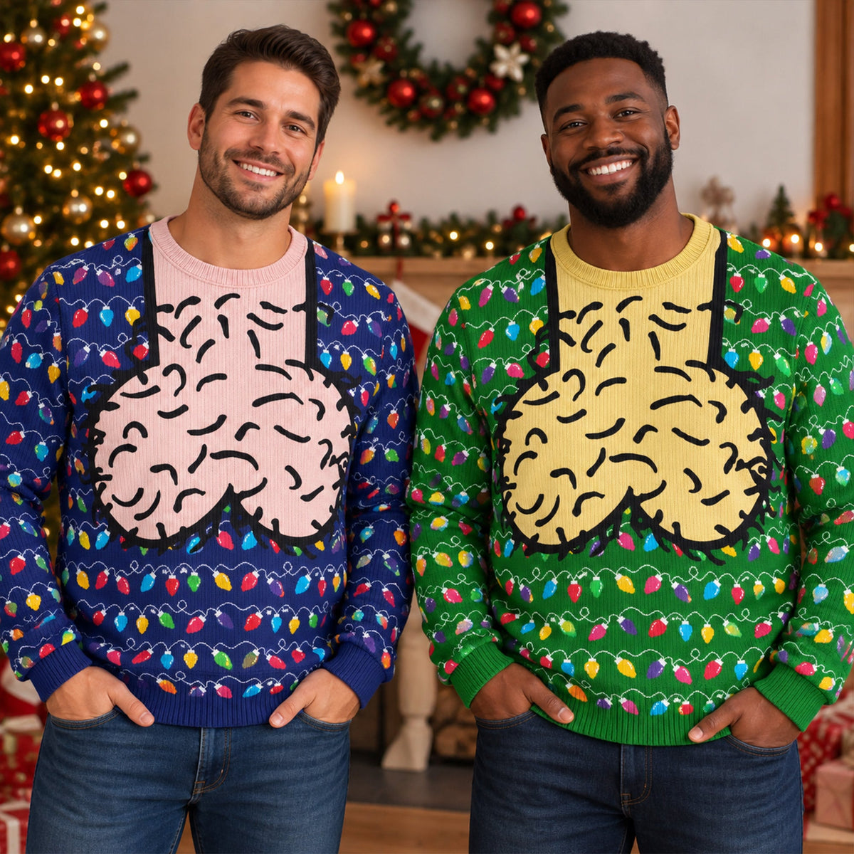 Cockmas Funny Christmas Ugly Sweater - Personalized Sweater