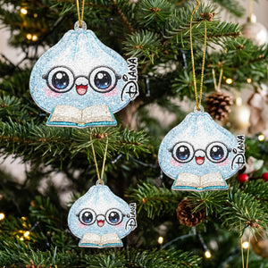 Cute Dumplings Family Christmas Funny Keepsake Personalized Ornament 3