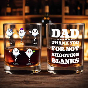 Customizable Characters With Sports Balls - Personalized Custom Whiskey Glass - DAD215_RWG
