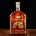 Dad You're Top Shelf Happy First Father's Day Whiskey Glass And Baby Bottle - Personalized Whiskey Bottle - DAD683_WHIBA