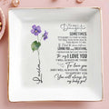 Loving You And Breathing Last Breath To Say I Love You - Personalized Custom Jewelry Dish - DAU024_SCRD