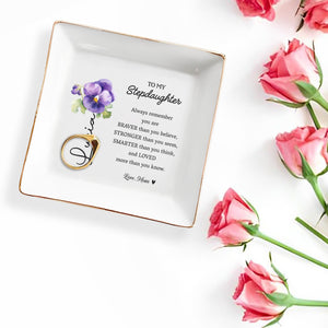 Braver Than You Believe Stronger Than You Seem - Personalized Custom Jewelry Dish - DAU033_SCRD