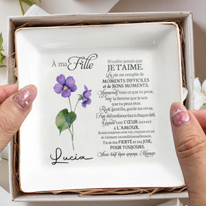 Place Your Custom Message Here - Personalized Custom Jewelry Dish - DAU038_SCRD