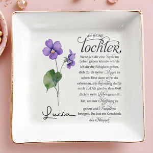 You Are A Gift From Heaven Jewelry Dish - Personalized Custom Jewelry Dish - DAU040_SCRD