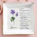 You Are The Dear One In My Life Beloved Daughter - Personalized Custom Jewelry Dish - DAU043_SCRD