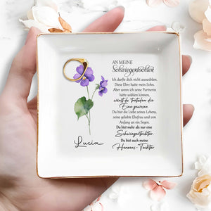 You Are The Dear One In My Life Beloved Daughter - Personalized Custom Jewelry Dish - DAU043_SCRD