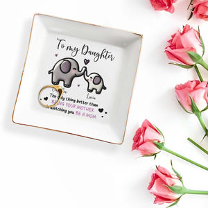 The Only Thing Better Than Having You For A Daughter - Personalized Custom Jewelry Dish - DAU053_SCRD