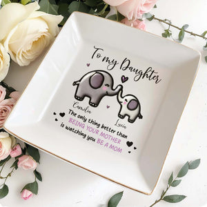 The Only Thing Better Than Having You For A Daughter - Personalized Custom Jewelry Dish - DAU053_SCRD