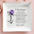 I Believe In You, Encouraging You To Live Your Dreams - Personalized Custom Jewelry Dish - DAU058_SCRD