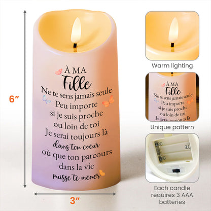 Lighting The Way Memories That Last Forever Candle - Personalized Custom LED Candle - DAU069_LECA