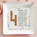 To My Daughters-in-Law, You're Also My Daughters-in-Heart - Personalized Custom Jewelry Dish - DAU076_SCRD