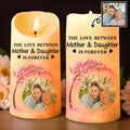 The Love Between Mother & Daughter Is Forever, Cherry Blossom Tree - Personalized Custom LED Candle - DAU112_LECA