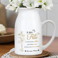 À Ma Fille - Personalized Ceramic Flower Vase
