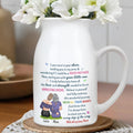 I Was Once In Your Shoes, Mother And Child - Personalized Ceramic Flower Vase