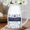 To My Daughter Caroline, The Only Thing Better Than Being Your Mother, Flowers - Personalized Ceramic Flower Vase