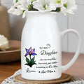 To My Daughter, The Only Thing Better Than Being Your Mother Is Watching You Be A Mom, Flower - Personalized Ceramic Flower Vase